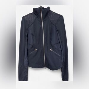 Zella women’s M navy blue athletic long sleeve winter zip up sweatshirt